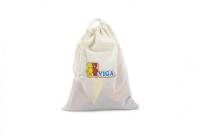 Dřevěná tangramová logická hračka VIGA