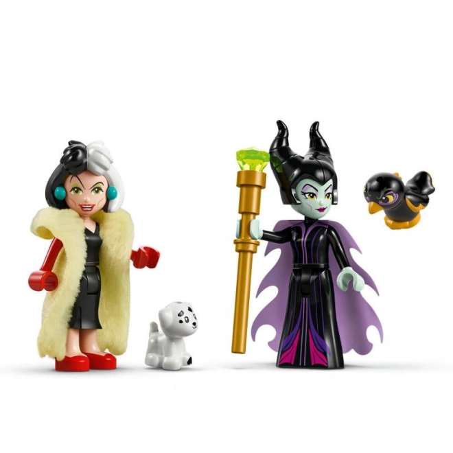 Disney kostičky šaty Maleficent a Cruella De Mon