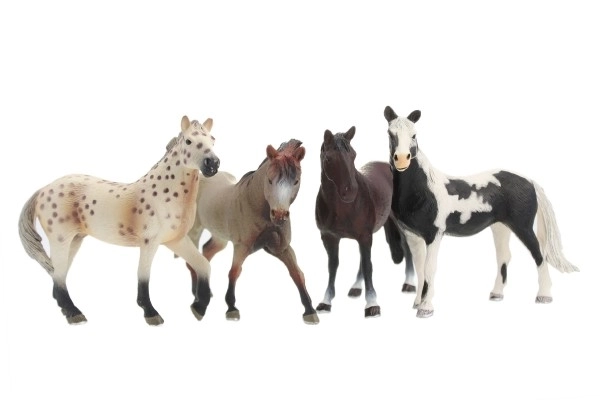 Plastový figurka koně 15 cm - 4 barvy