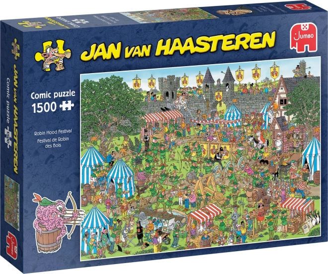 JUMBO puzzle Festival Robina Hooda 1500 dílků