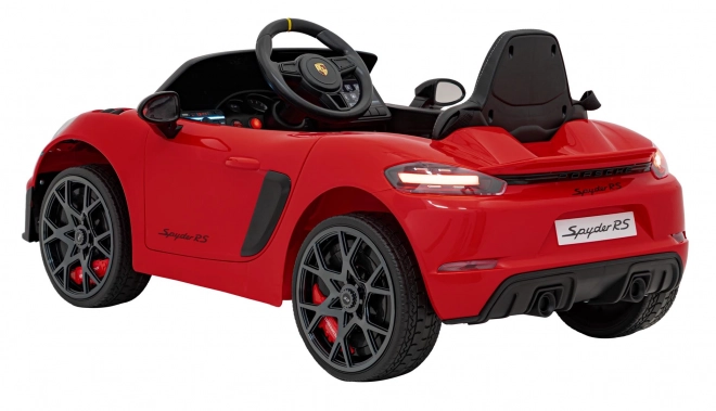 Dětský elektrický vůz Porsche 718 lakovaný – Červený