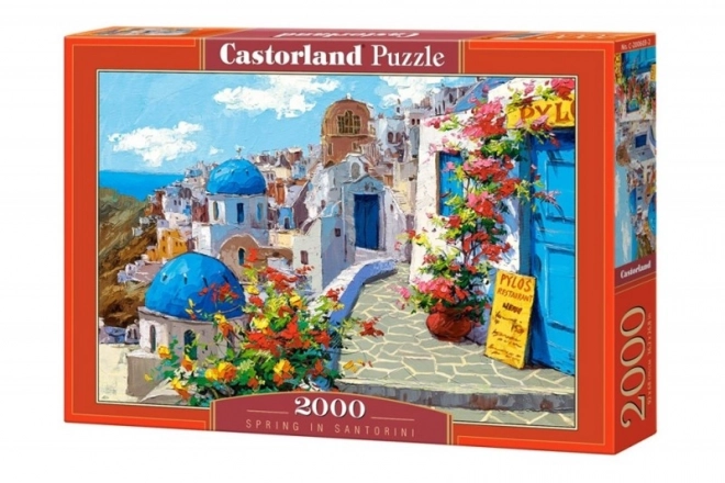 Puzzle jaro na Santorini