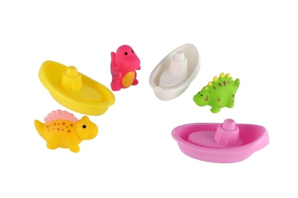 Stříkací lodičky a dinosauři do vody