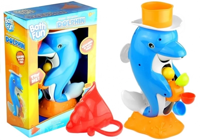 Hračka do vany s fontánou Dolphin Reels