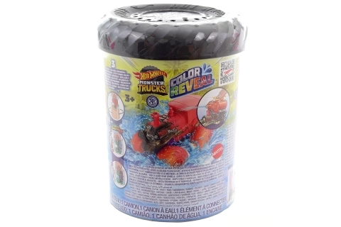 Hot Wheels monster truck s vodním odhalením