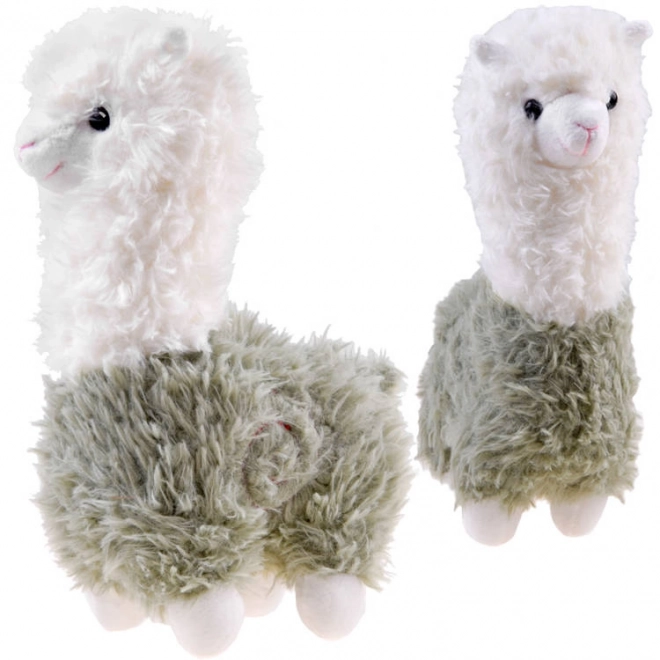 Alpaka plyšový maskot lama 28cm ZA4402 – Zelená