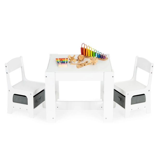 Skryté úložné přihrádky pod deskou