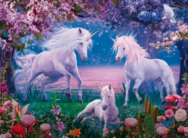 Překrásní Jednorožci Puzzle 100 dílků