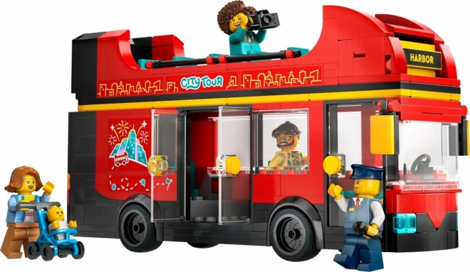 LEGO City 60407 Červený dvoupodlažní vyhlídkový autobus