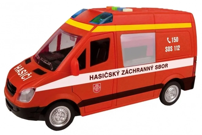 Auto hasiči na setrvačník s českým hlasem