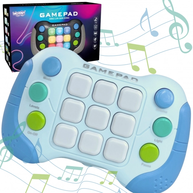 Elektronická hra WOOPIE Pop-It Fidget Toy Gamepad modrý