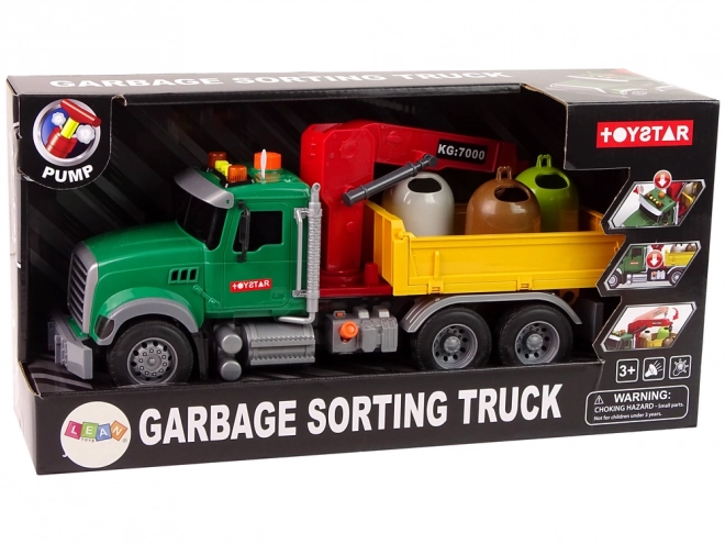 Truck Auto Crane Transport Odpadkový koš Zvuk