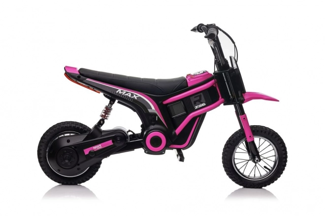 Dětská Motorka S Baterií Růžová