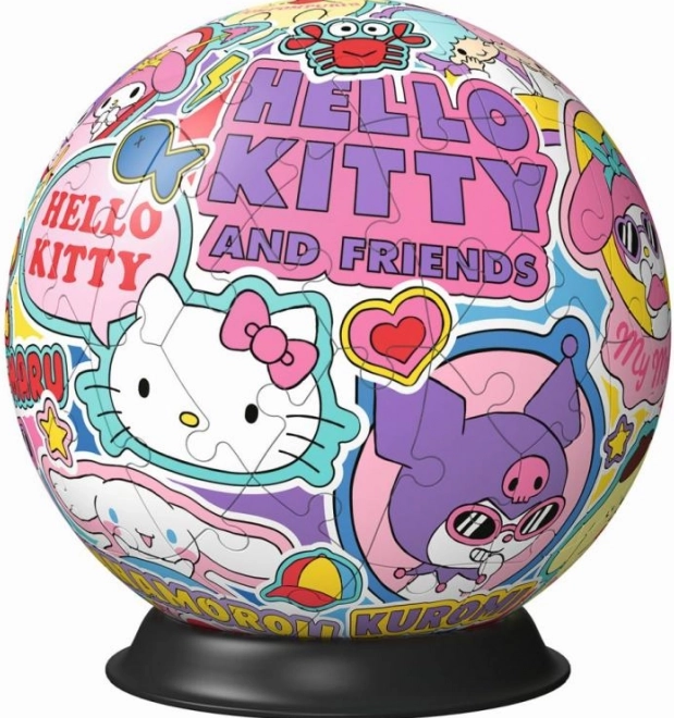 3D puzzle koule Hello Kitty EasyClick