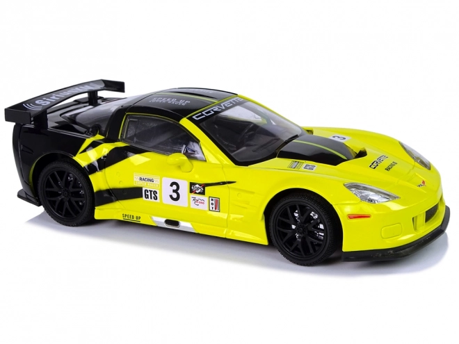 Rychlostní auto R/C 1:18 Corvette C6.R žluté