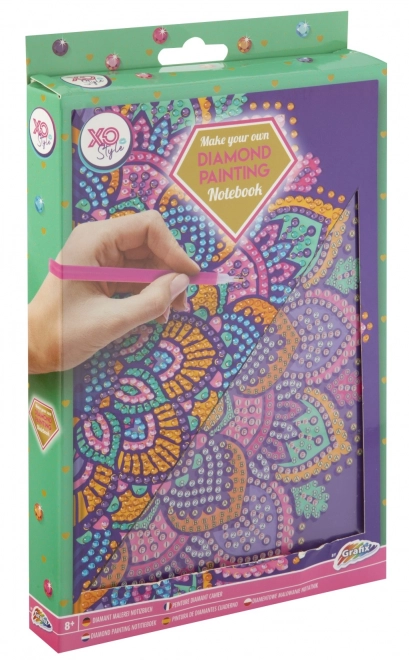 Grafix diamantové malování – zápisník A5 Mandala