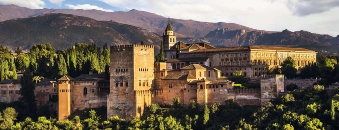 Panoramatické puzzle Alhambra 1000 dílků