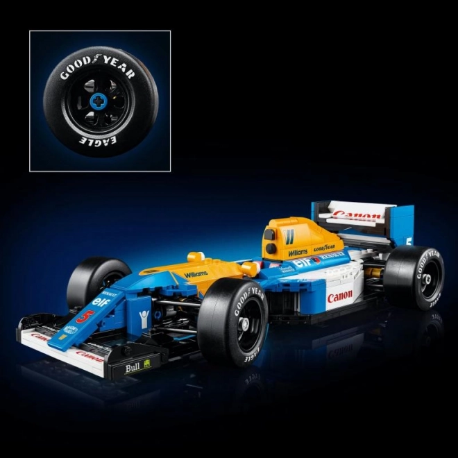 Kostky LEGO Icons Williams Racing FW14B a Nigel Mansell