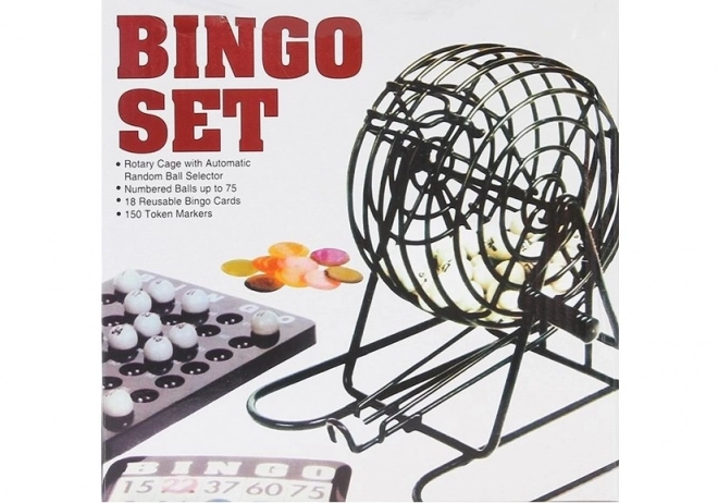 Rodinná hazardní hra Bingo Lotto Metal