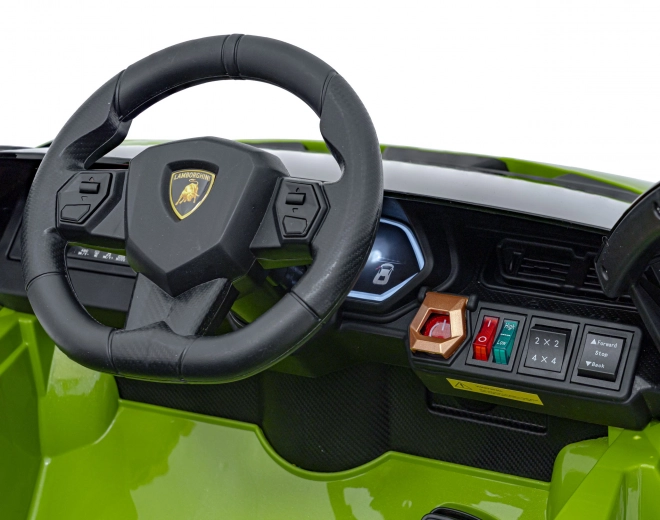 Lamborghini SIAN dětské auto na baterii s ovladačem – Zelené