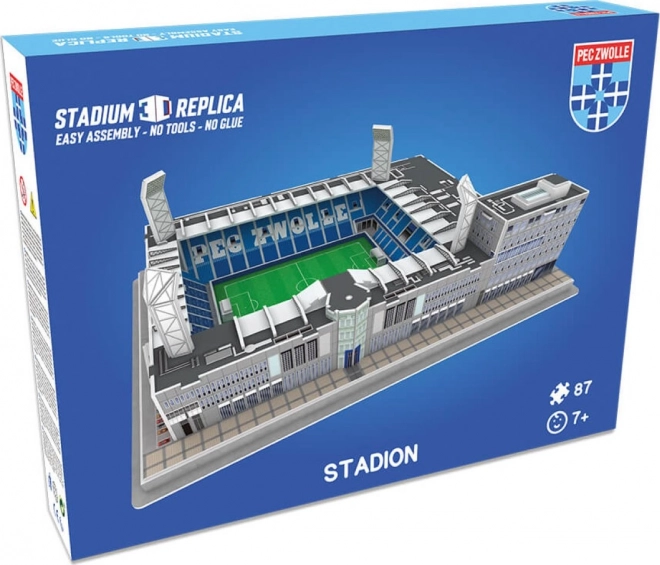 3D puzzle stadion MAC3PARK - domácí hřiště FC PEC Zwolle