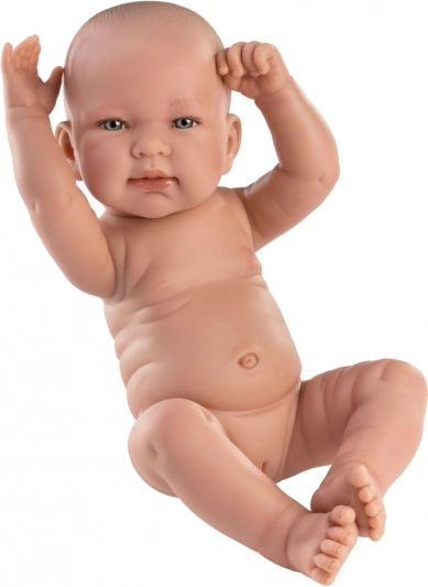 Llorens 73802 NEW BORN HOLČIČKA - realistická panenka miminko s celovinylovým tělem - 40 cm