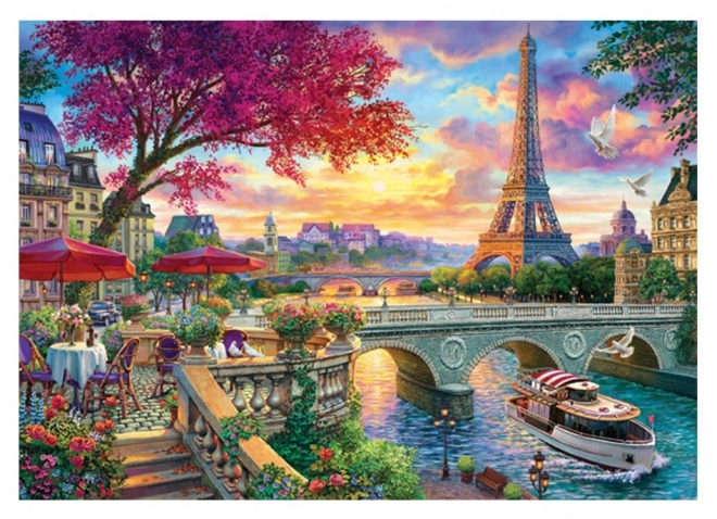 Puzzle Rozkvetlá Paříž 3000 dílků