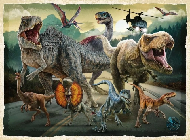 Puzzle Jurský svět XXL 200 dílků