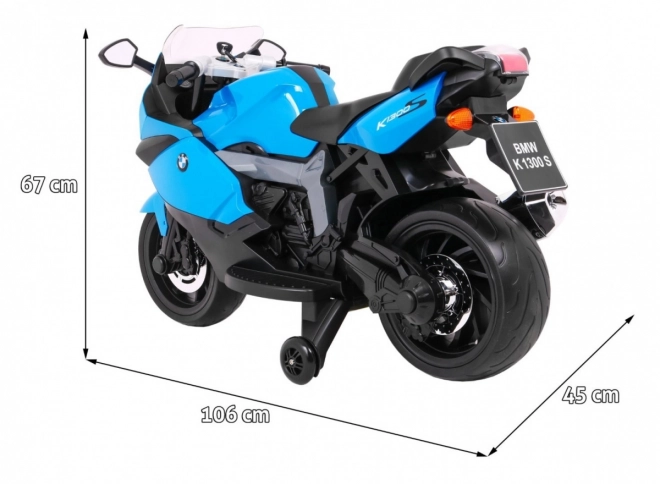 Dětská elektrická motorka BMW K1300 S modrá