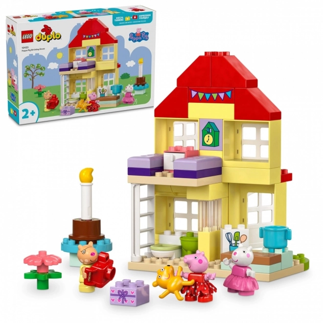 Kostky DUPLO Peppa Pig Narozeninový domek Peppy
