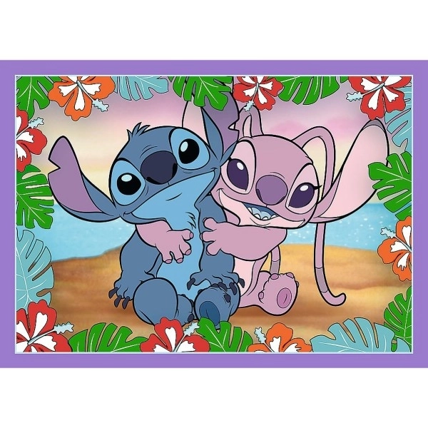 Puzzle Lilo & Stitch 4v1 Šílený den Trefl