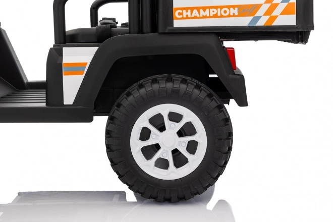 Bílý dětský pick-up Champion