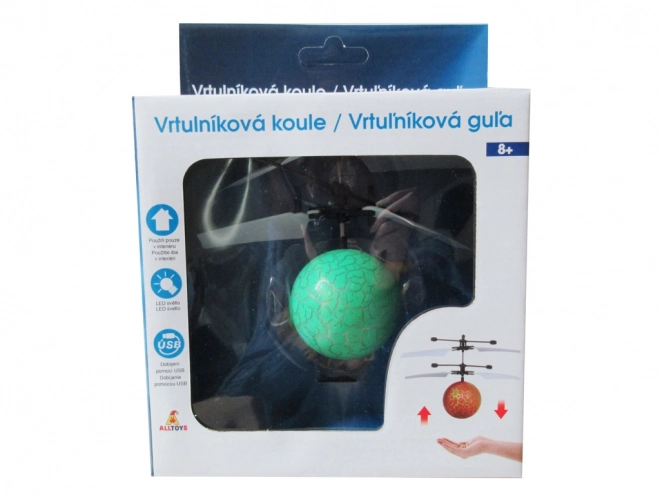 Vrtulníková koule s LED