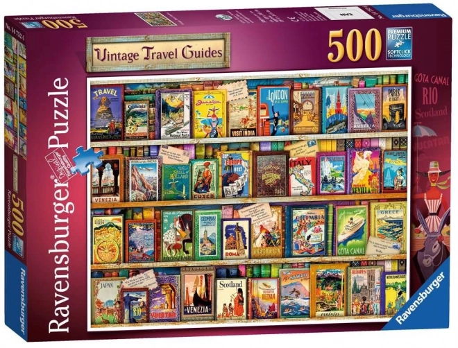 Puzzle Historické cestovní příručky 500 dílků