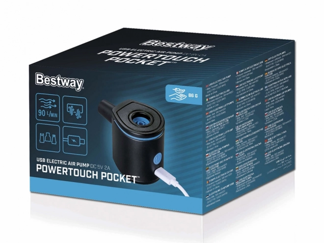 Bestway PowerTouch kapesní USB vzduchová pumpa