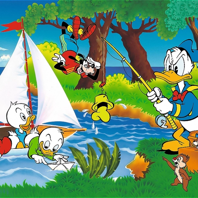Puzzle Dobrodružství u jezera 160 dílků