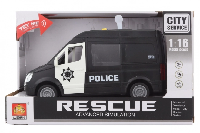 Policejní auto na baterie