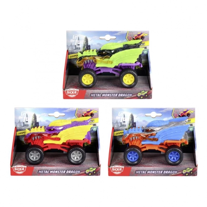 Auto Metal Monster Dragon 15 cm, 3 druhy