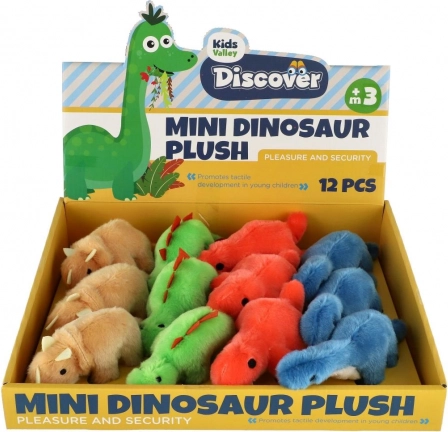 Plyšoví dinosauři 12–16 cm, sada 4 druhů