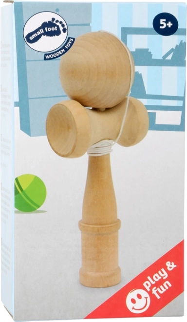 Small Foot dětská dřevěná hra Kendama přírodní