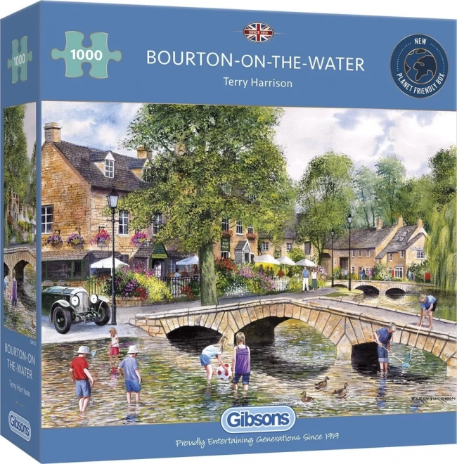 Puzzle Vesnice Bourton on the Water 1000 dílků
