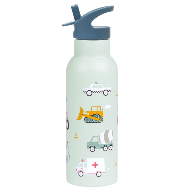 A Little Lovely Company Nerezová lahev na pití 500 ml – Vozidla