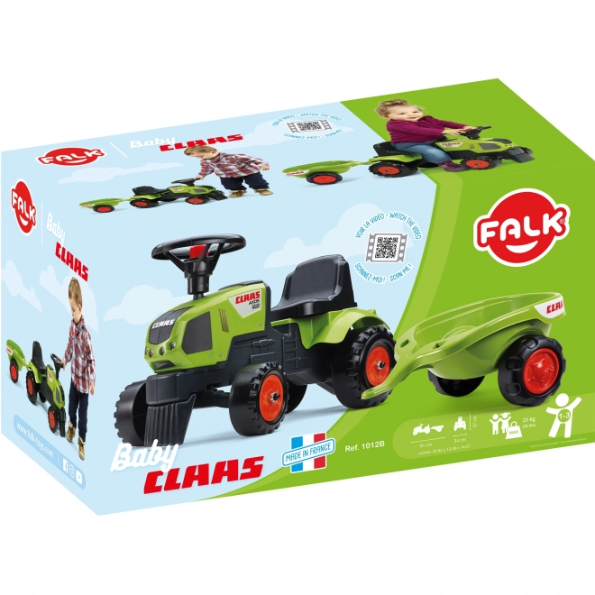 Odstrkovadlo - traktor Claas s volantem a valníkem