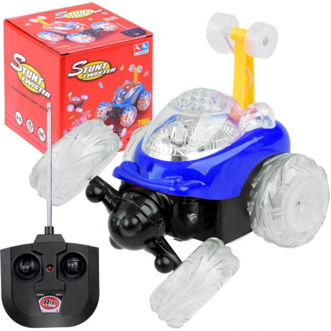 Autko RC Stunt – Modrá