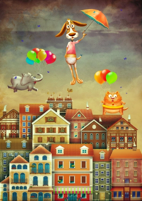 Puzzle ENJOY nad městem – 1000 dílků
