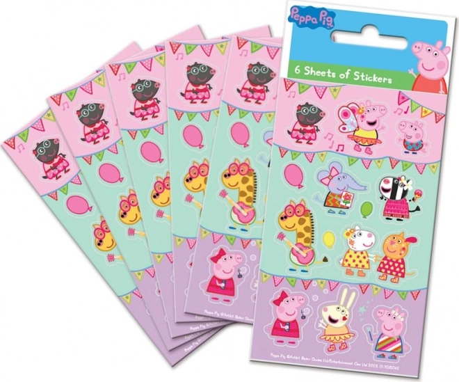 Samolepky Prasátko Peppa karneval