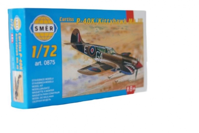 Model letadla Curtiss P-40K Kittyhawk Mk. III 1/72