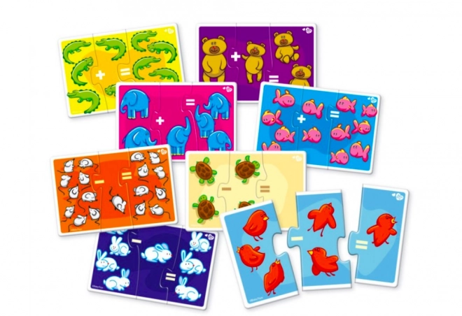 Far Far Land Puzzle s počty 8 obrázků