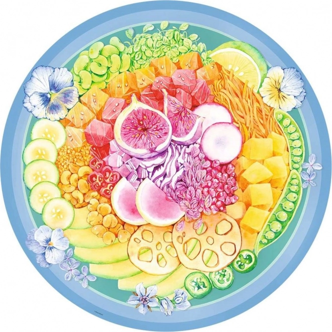 Ravensburger puzzlíky Poke Bowl 500 dílků