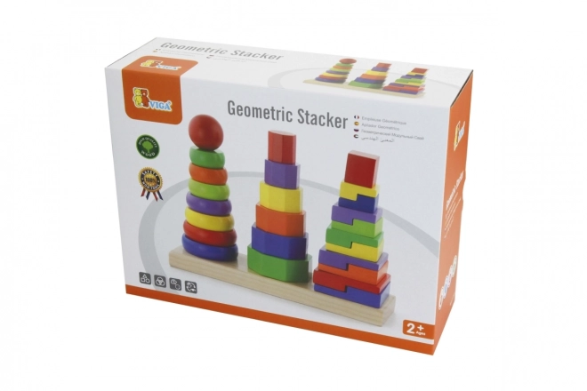 Dřevěná skládačka pyramida